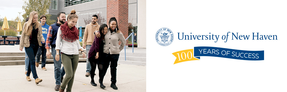 University of New Haven 100th Anniversary Banner